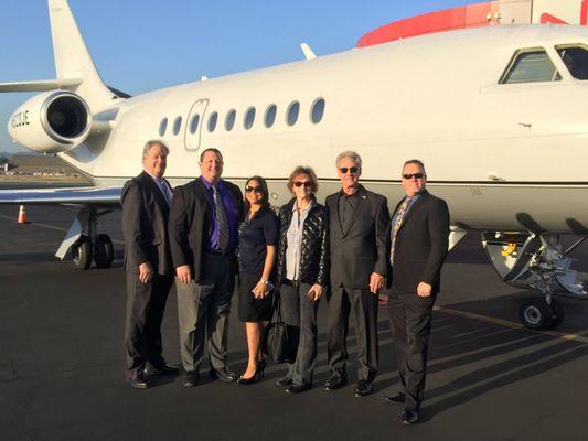 DMP (Digital Monitoring Products) flew the Valley Alarm management team to Springfield, Missouri by private jet.