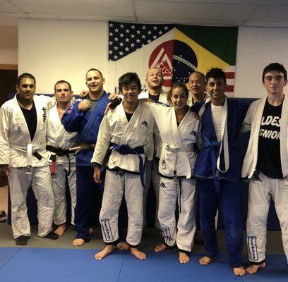 After a great class of Jiu Jitsu!