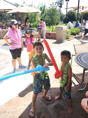 Our Labor Day Luau is always a hit with our members!