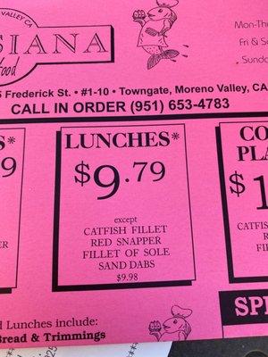 The lunch special- great food, price and portion!