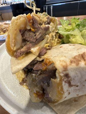 Waygu steak burrito