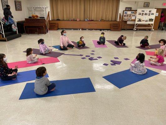 Kids Yoga at The Bethesda Montessori School