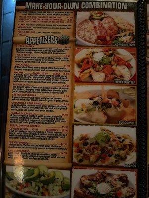 El Patio Menu