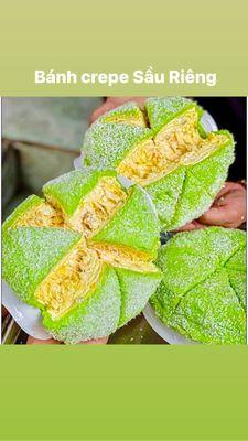 Durian crepes