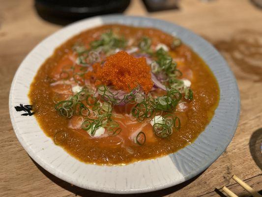 Salmon Carpaccio, 10/10!!! So much flavor and different textures!