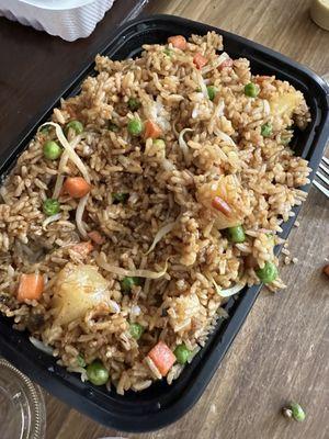 Vegetable fried rice, I added pineapple, AMAZING