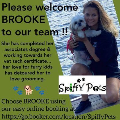 SPIFFY PETS Online Booking Link...
https://go.booker.com/location/SpiffyPets