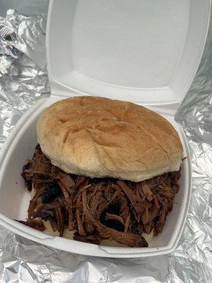 Brisket sandwich