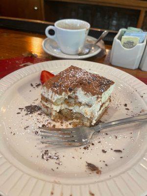 Tiramisu, espresso