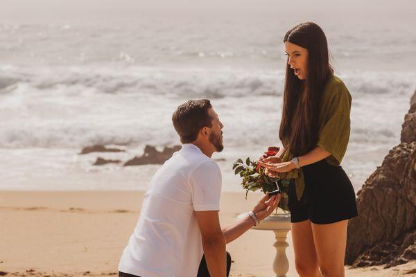 Suprise proposal in Big Sur