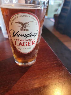 Yuengling in a Yuengling glass!