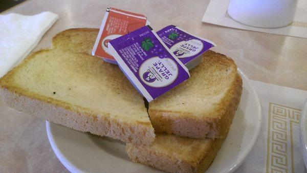 Generic looking jelly for the toast.