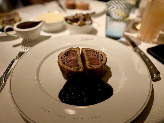 Prime Beef Short Rib Wellington and Sauce Périgourdine