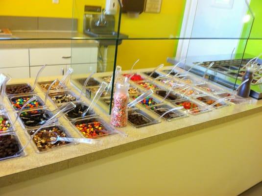 Endless varieties of toppings!