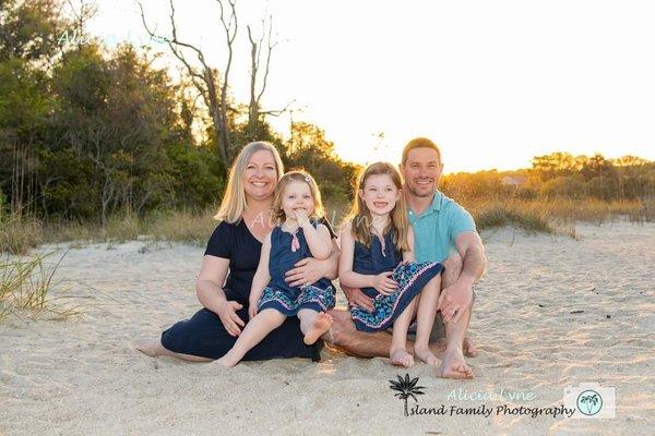 Family sunset