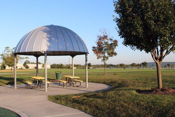 Picnic tables