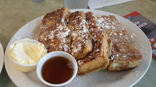 Cinnamon roll French toast