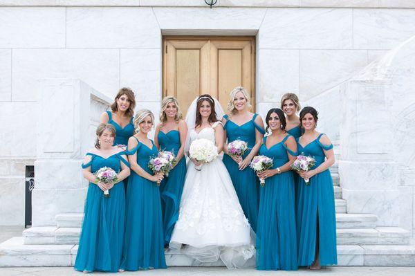 Beautiful bridal party