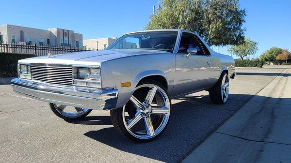 My 1985 El Camino in the California sun ! Thank you Freddy for bringing my vision to life.