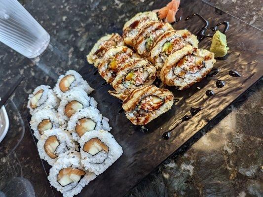 Salmon roll, Fried California roll