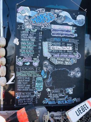 Menu board