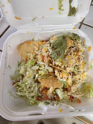 The lighter side taco salad