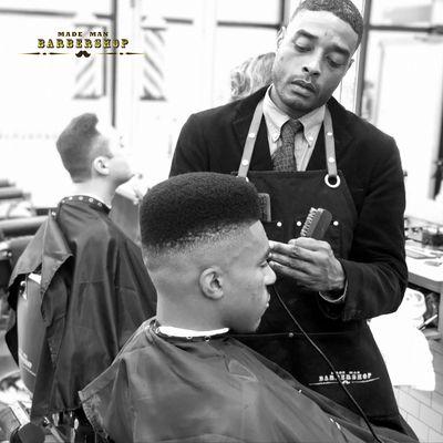 High skin fade  at Made Man Barbershop