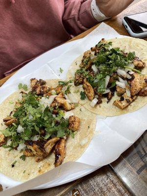 Chicken tacos