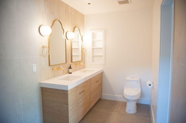 We decided to remodel a bathroom and this is how it turned out! Give me a call to discuss. 626.696.0115