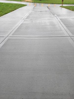 Beautiful Cement driveway!