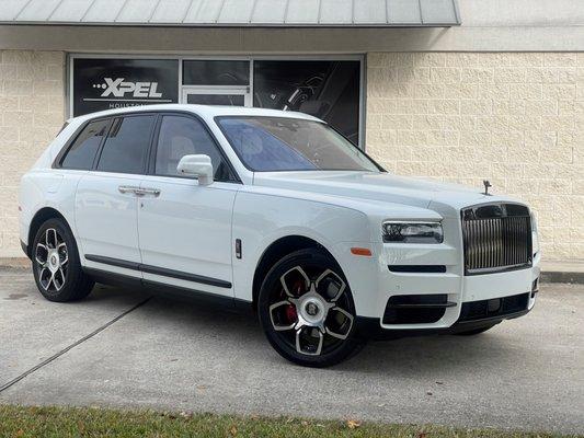 2020 Rolls Royce Cullinan with XPEL ULTIMATE PLUS paint protection film.