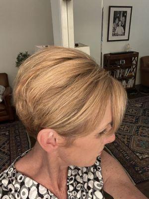 By KIMO the precision short hair specialist, at JUUT salon, Palo Alto