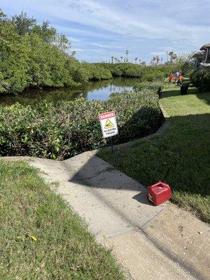 After! Residents regained their water view.