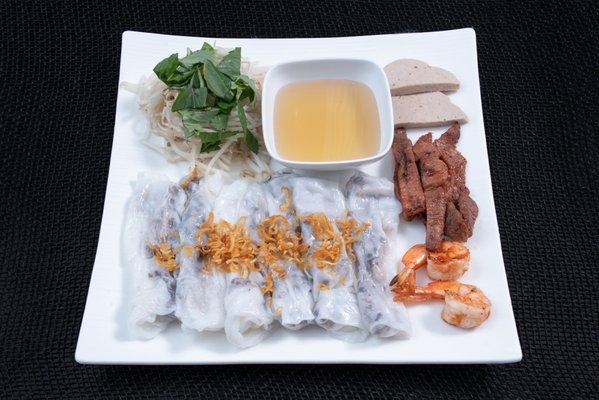 Rice Rolls Special - Grilled Shrimp, Grilled Pork, & Pork Rolls
Bánh Cuốn Đặc Biệt