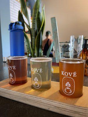 L to R: passion berry, mojito, strawberry lemonade mai tai. hard teas :)