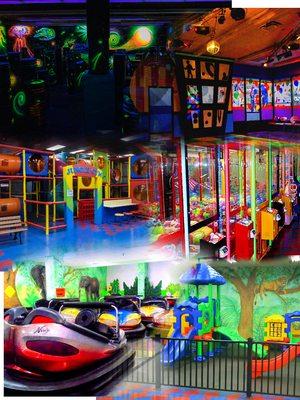 Laser Tag, Playgrounds, Bumper Cars, Cranes, Virtual Reality, Attractions, Private Party rooms, Video & Arcade games. Café & more.