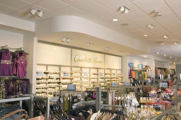 City Lighting has been doing new store lighting supply for Charlotte Russe for 8 plus years. Our involvement with Charlotte Russe ranges fro