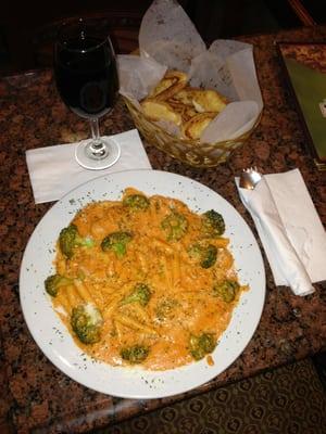 Shrimp penne vodka