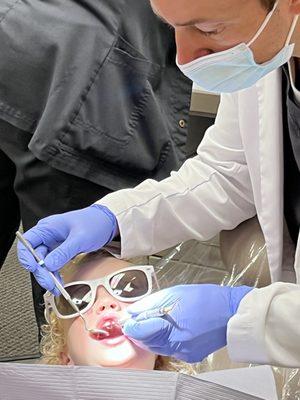 Her first trip to the dentist! She loved it!