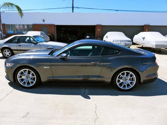 Doing some upgrades on Tom's 2015 Mustang GT