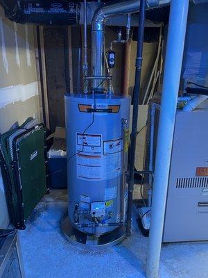 New water heater (full view)