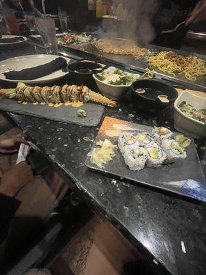 Hibachi Combination - Pick 2 California Roll Vegas Roll