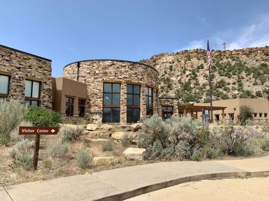 This is the Grand Staircase-Escalante Interagency Visitor Center, located in the town of Escalante, Utah.