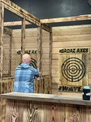 Throwing axes!