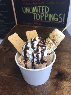 A bonfire experience in your ice cream! Come see us mix your favorite ingredients directly into your ice creams!