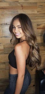 Balayage long hair