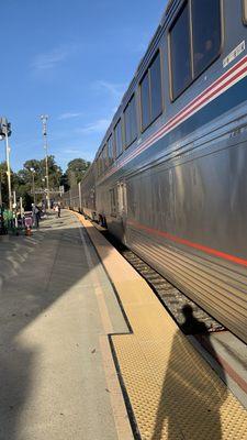 Coast starlight boarding