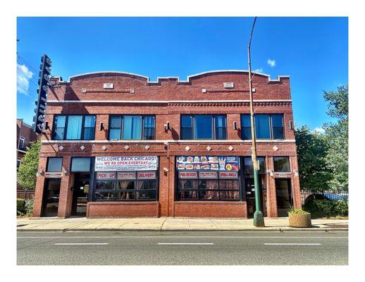 Outside.Retro . (N Central Ave/W Belmont Ave) Casual Polish Bar/Bistro . Friday Latino Dance/Saturday Euro Party. Cool!