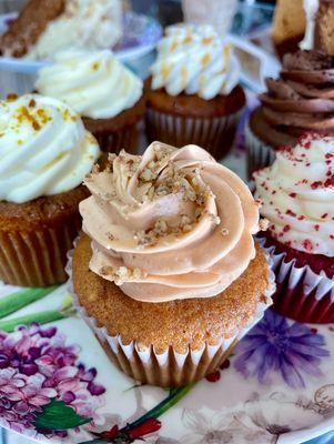 Butter Pecan Sweet Potato Cupcake