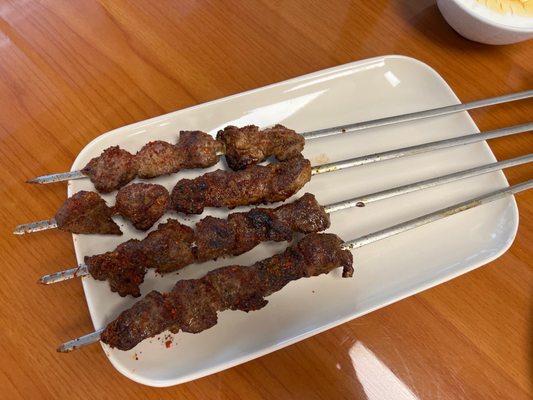 Lamb skewers (羊肉串)